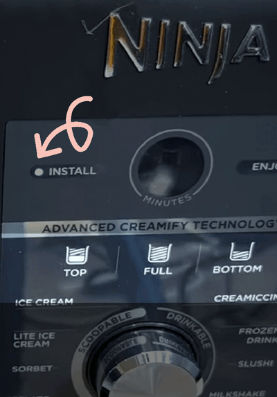 Install light on the Ninja Creami Deluxe