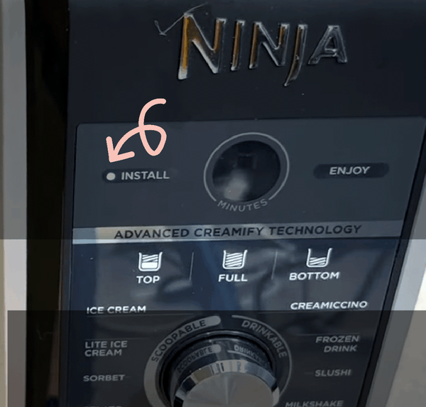 Install light on the Ninja Creami Deluxe