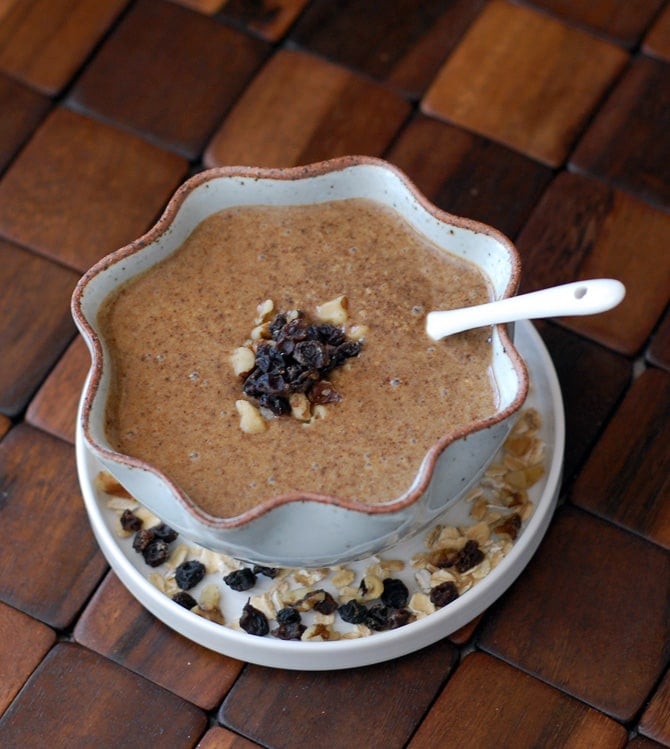 Oatmeal Cookie Butter Sweetened with Raisins