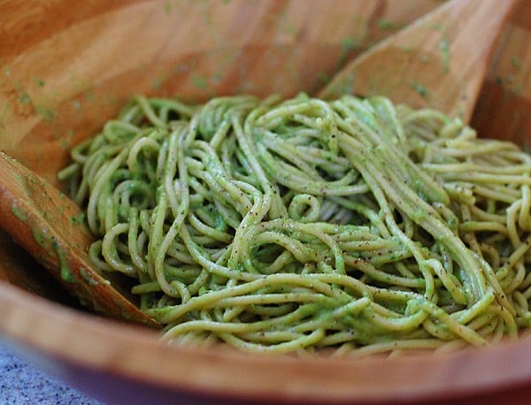 Easy Avocado Lemon Basil Pesto