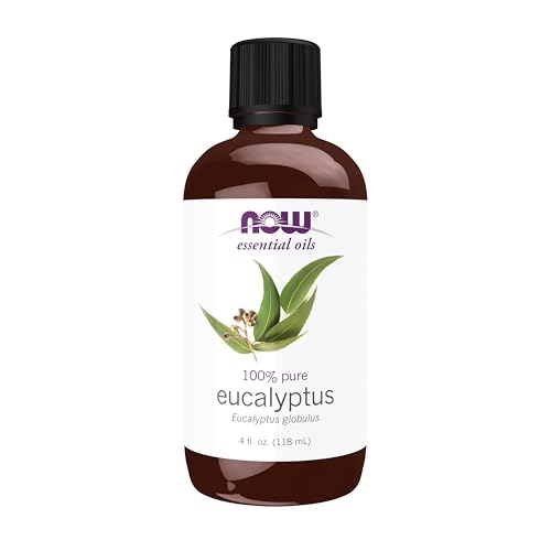 NOW Essential Oils, Eucalyptus Oil, Vegan, 4 Fl Oz