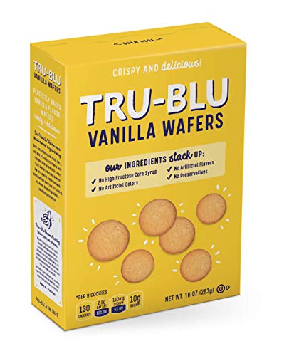 Tru-Blu Vanilla Wafers, 10 Ounce (Pack of 3) Vegan NOT GF