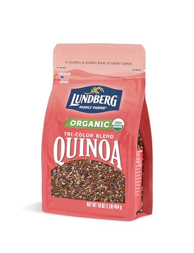 Lundberg Family Farms - Organic Quinoa Tri-Color Blend, Blend of White, Black & Red Quinoa, Gluten-Free
