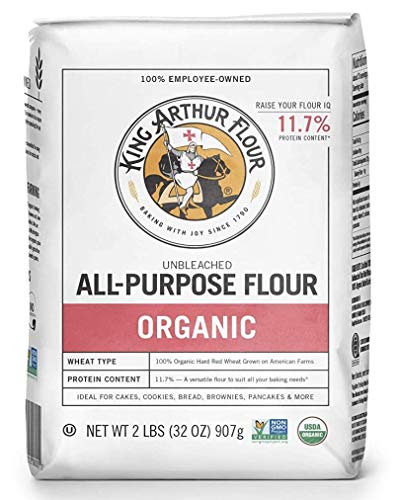 King Arthur Flour Organic Unbleached All Purpose Flour - 2 lbs - PACK OF 2