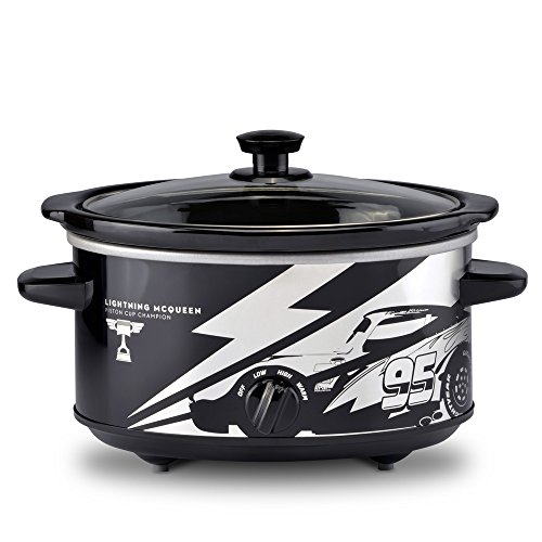 Disney Pixar Cars DPC-40 Slow Cooker, 4 quart, Black
