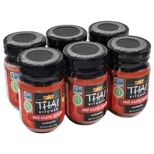 Thai Kitchen Gluten Free Red Curry Paste, 4 Oz (Pack of 6)