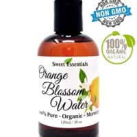 Premium Organic Moroccan Orange Blossom (Neroli) Water | 4oz Imported From Morocco | Food Grade | Packed With Natural Antioxidants | Perfect for Reviving, Hydrating and Rejuvenating Your Face and Neck