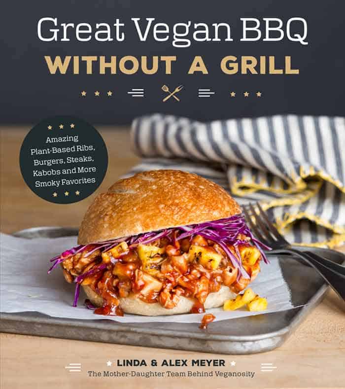 Great Vegan BBQ without a Grill: book cover; the source of this vegan crab dip