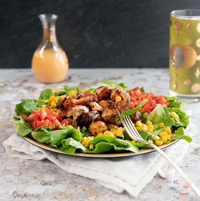 Chile Cumin Idaho Potato Vegan Taco Salad