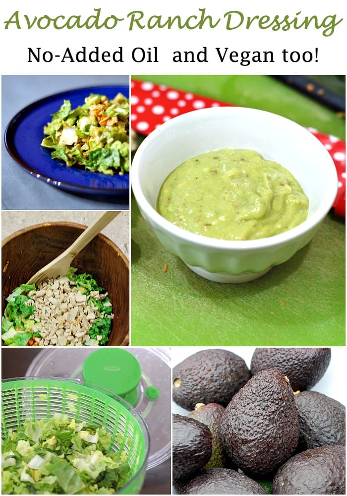 No-Added Oil Avocado Ranch Dressing