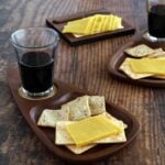 Vegan cheese made iwth chickpeas