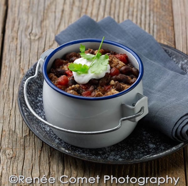 Vaquero Bean Tempeh Chili Recipe