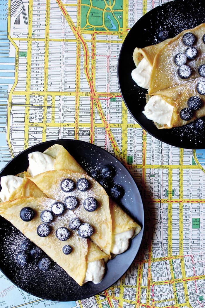Fresh Blueberry Blintzes from Mastering the Art of Vegan Cooking