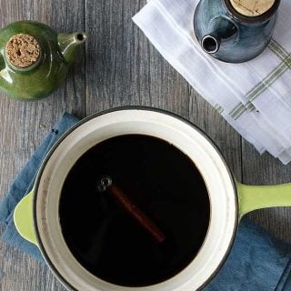 Vegan Cinnamon Roll Coffee with Homemade Brown Sugar Cinnamon Coffee Syrup