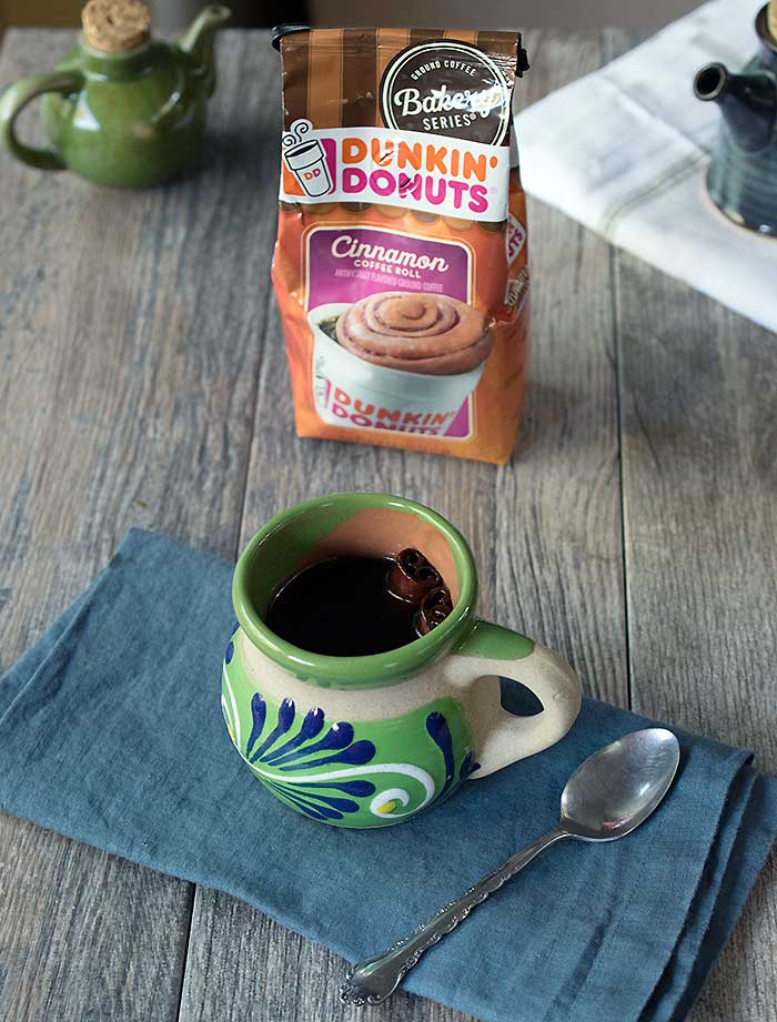 Vegan Cinnamon Roll Coffee with Homemade Brown Sugar Cinnamon Coffee Syrup