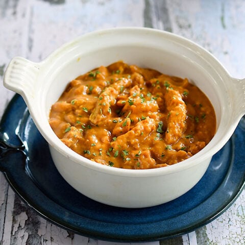 soy curl butter chicken