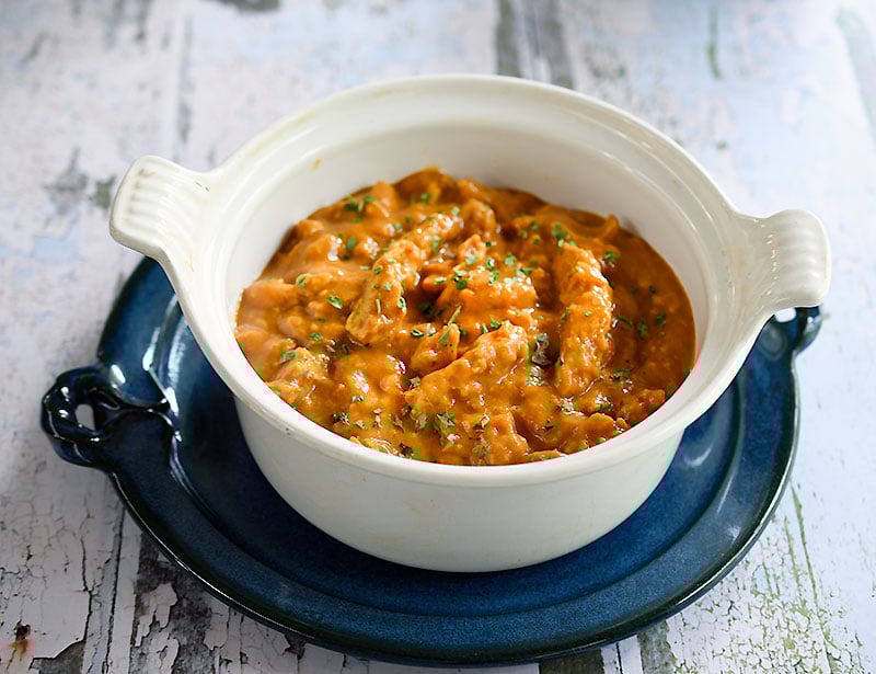 soy curl butter chicken