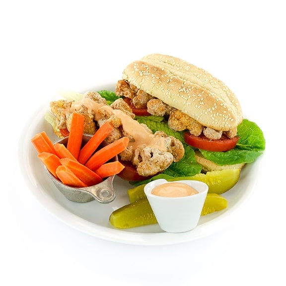 Cauliflower Po’ Boy Sandwiches