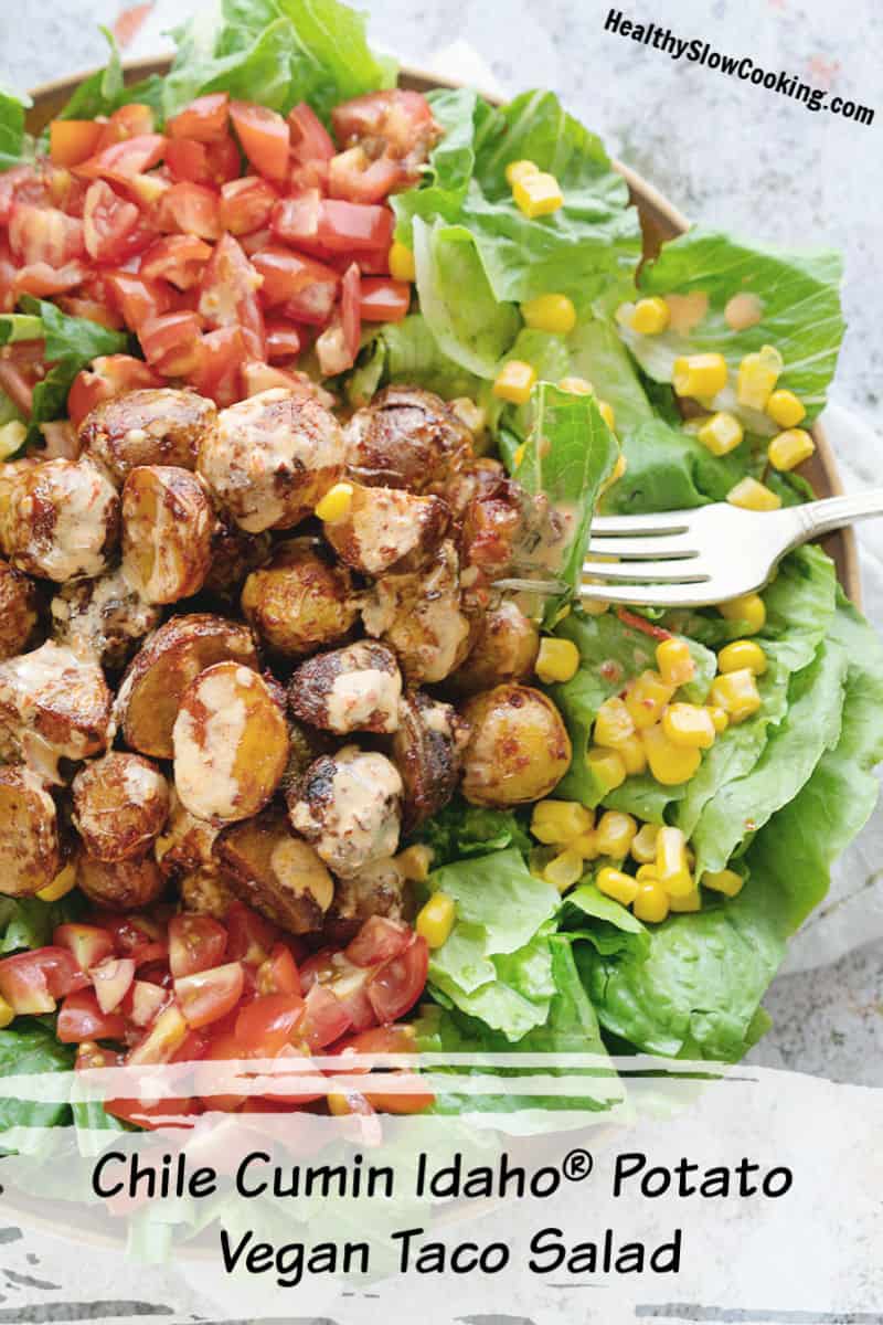 Chile Cumin Idaho® Potato Vegan Taco Salad