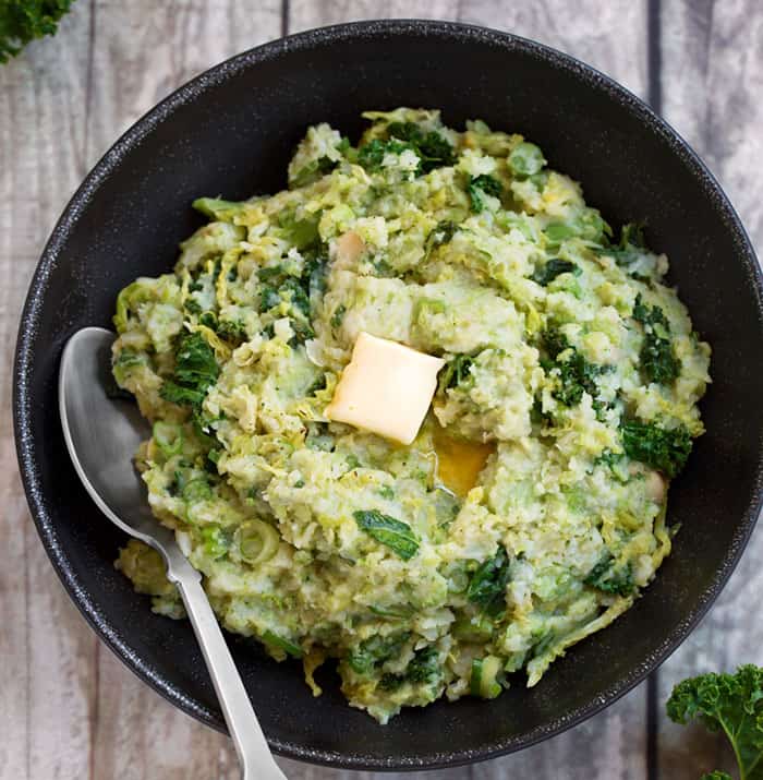 Vegan Cruciferous Colcannon for St. Patrick's Day