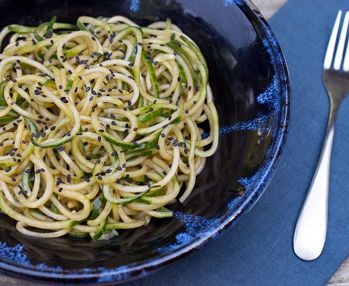 Super Easy Sesame Cucumber Noodles - PF Chang's Copycat