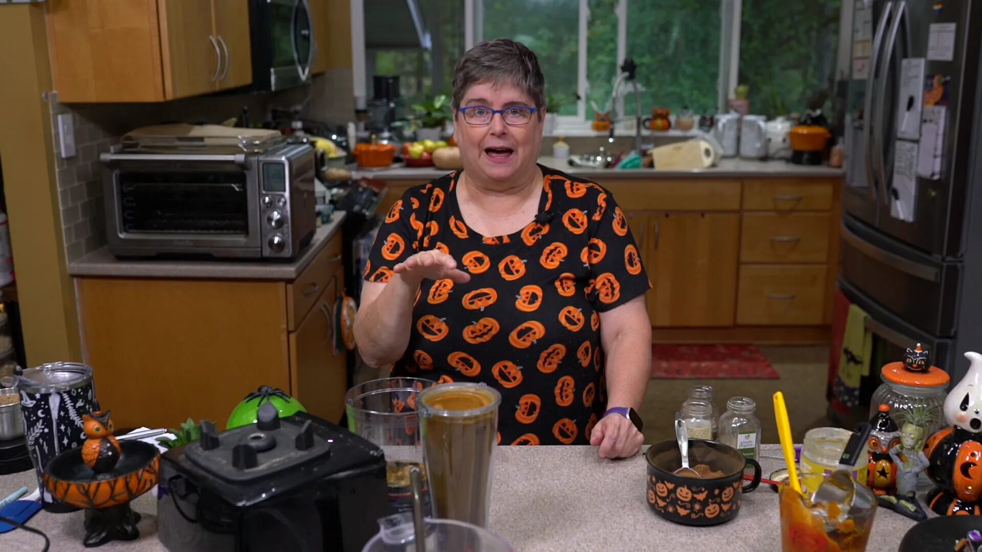 Finished pumpkin spice sauce