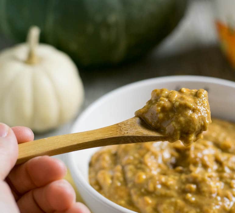 Overnight Pumpkin Ginger Oats made with Nancy’s Organic Cultured Soy