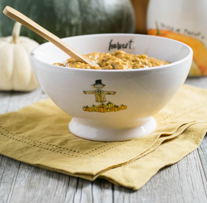 Overnight Pumpkin Ginger Oats made with Nancy’s Organic Cultured Soy 