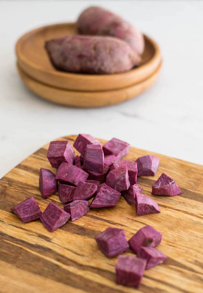 Vegan Halloween Treat: Purple Sweet Potato Spice Monster Biscuits