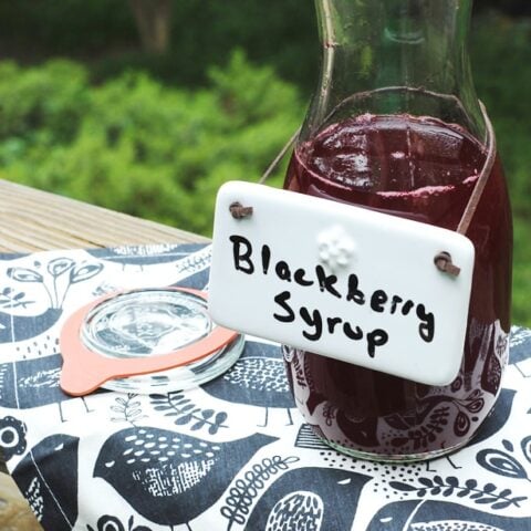 DIY Blackberry Syrup