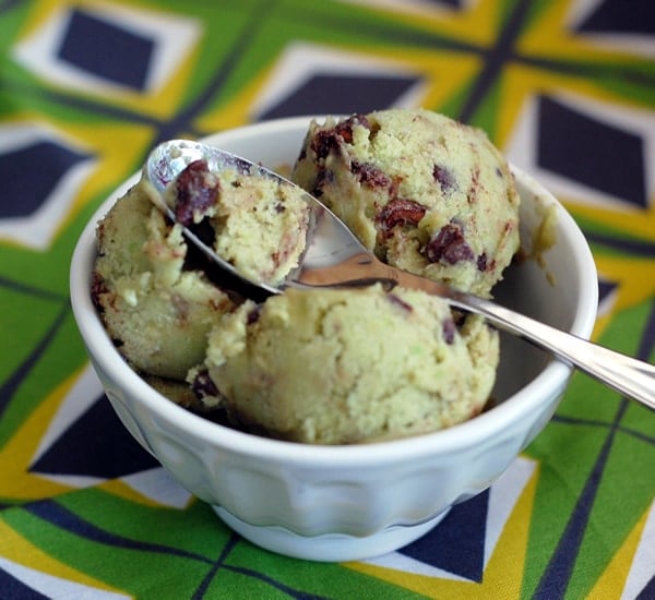 Banana Avocado Mint Ice Cream - No Ice Cream Maker Needed!