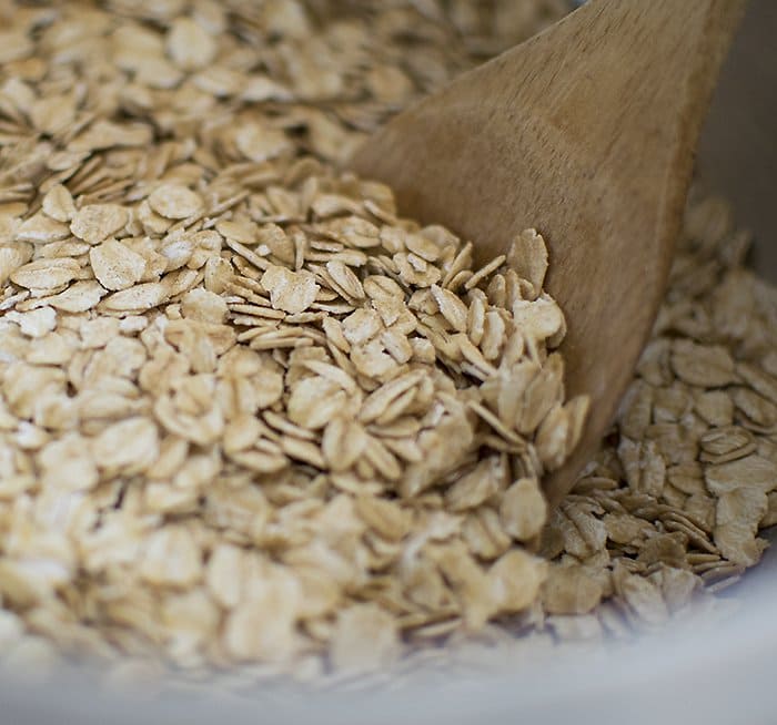 Vegan Baked Orange Carrot Cake Oatmeal topped with Vanilla Nancy's Organic Cultured Soy "Icing"