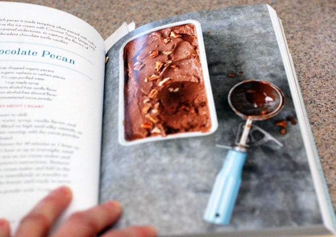 Chocolate Pecan Vegan Ice Cream