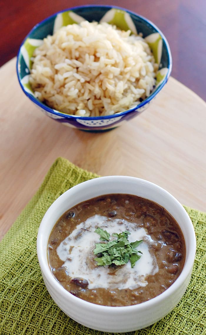 Vegan Slow Cooker Creamy Indian Lentils and Kidney Beans | HealthySlowCooking.com