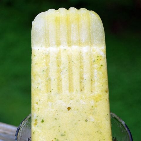 Vegan Pineapple Mojito Rumsicles