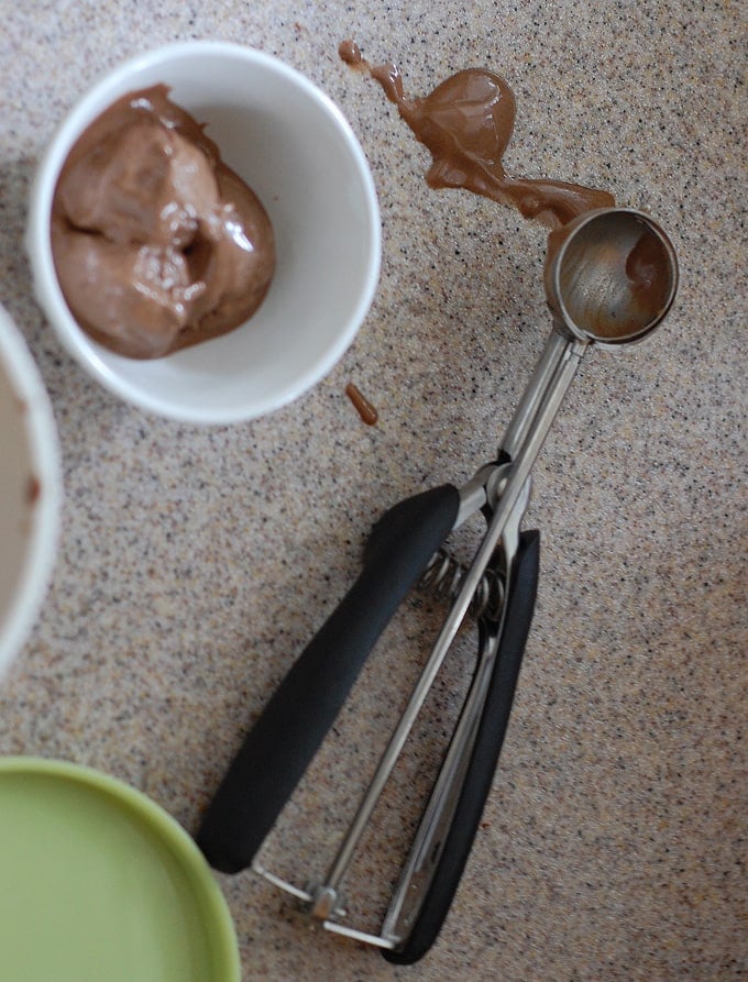 Chocolate Pecan Vegan Ice Cream