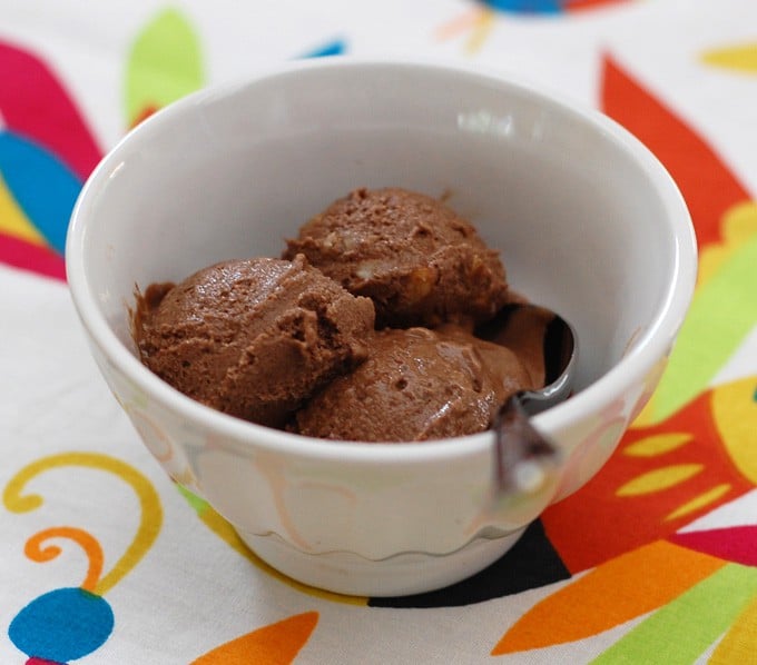 Chocolate Pecan Vegan Ice Cream