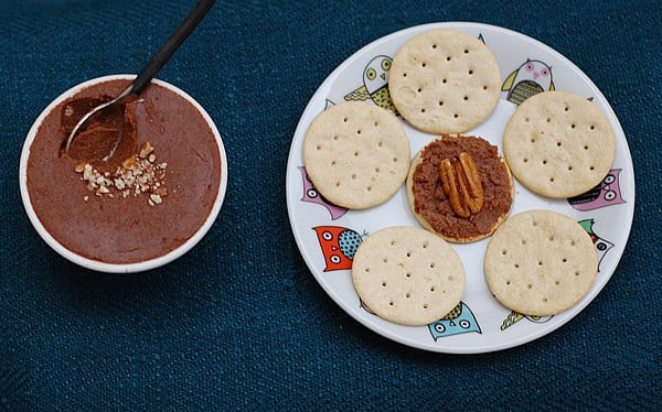 Turtle Butter: Pecans, Chocolate, Dates and Maple Syrup