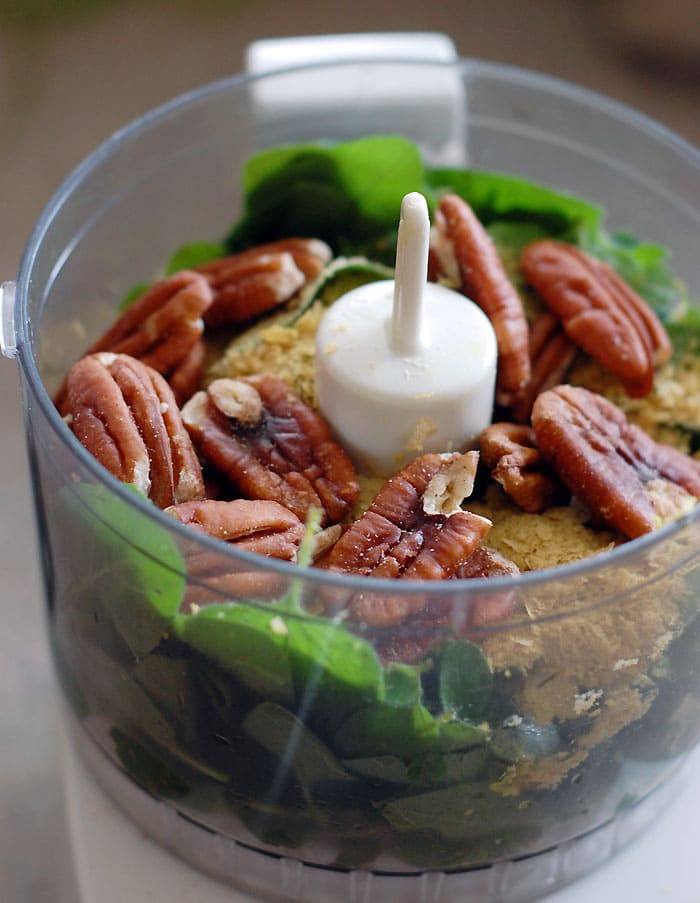 Quick and Easy Fresh Oregano Vegan Pesto