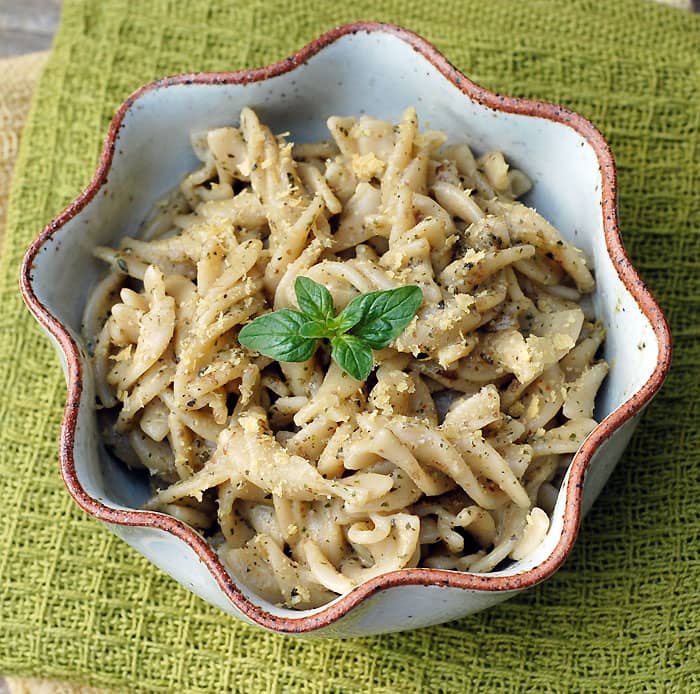 Quick and Easy Fresh Oregano Vegan Pesto