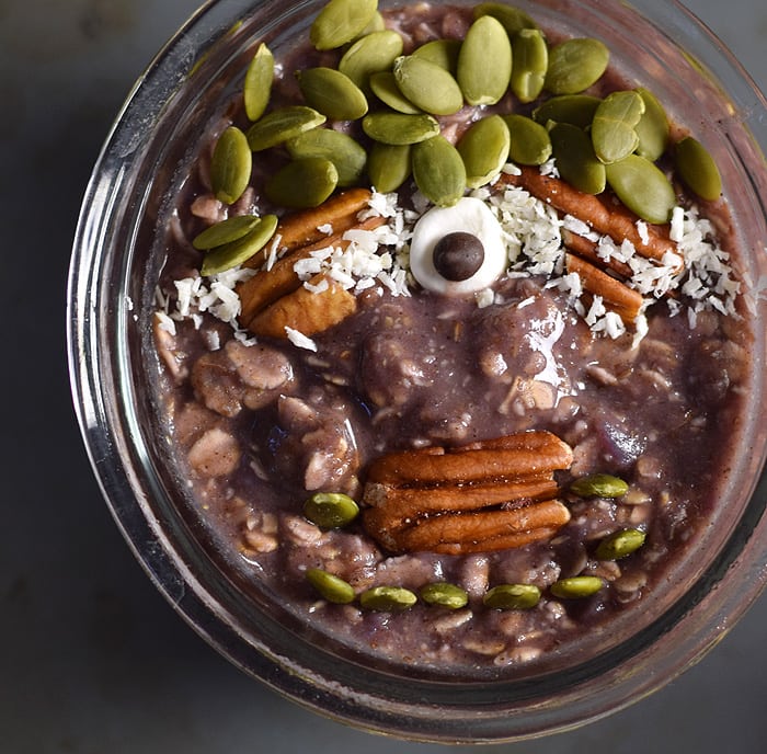 Vegan Spiced Sweet Purple Potato Baked Oatmeal Vegan Spiced Sweet Purple Potato Baked Oatmeal