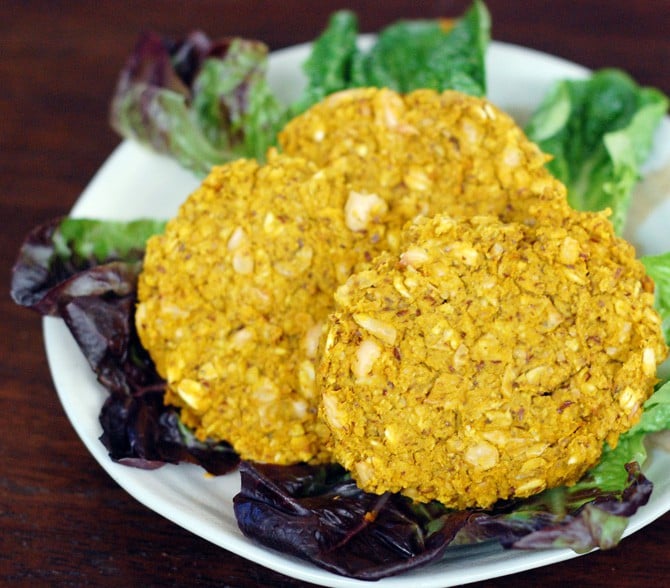 Harry Potter's Curried Pumpkin Burger