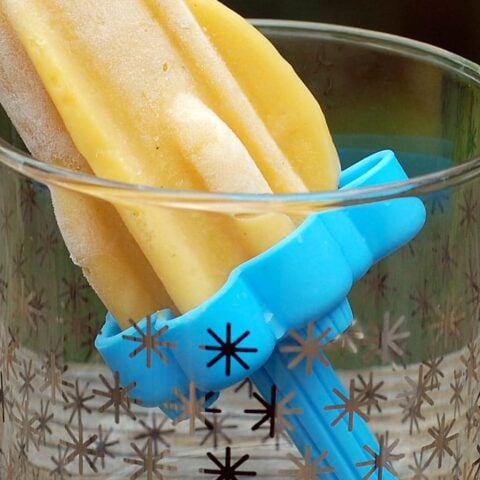 Vegan Mango Lassi Popsicles