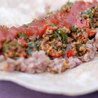 Collard Green and Quinoa Taco in Nutrition CHAMPS