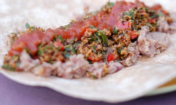 Collard Green and Quinoa Taco Filling | Healthy Slow Cooking