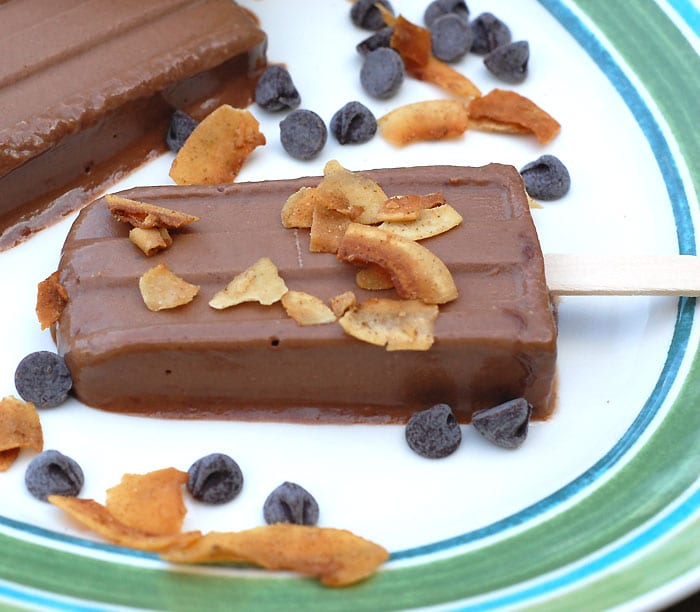 The Elvis Popsicle - Vegan Banana Peanut Butter Fudgsicles