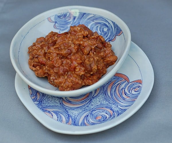 Lots of Beans and Grains Slow Cooker Chili