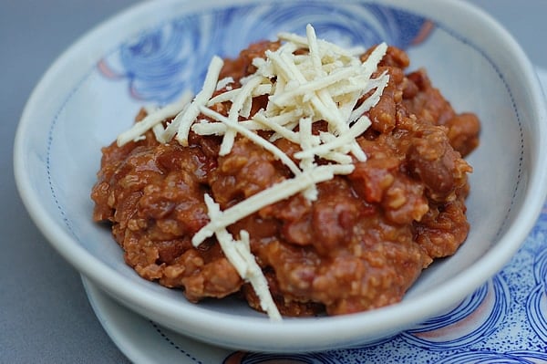 Lots of Beans and Grains Slow Cooker Chili