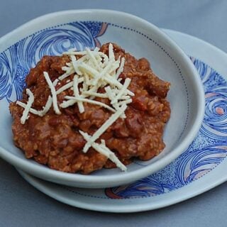 Lots of Beans and Grains Slow Cooker Chili