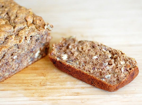 Whole Wheat Bourbon Banana Bread